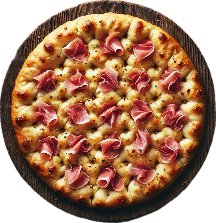 Focaccia con Prosciutto