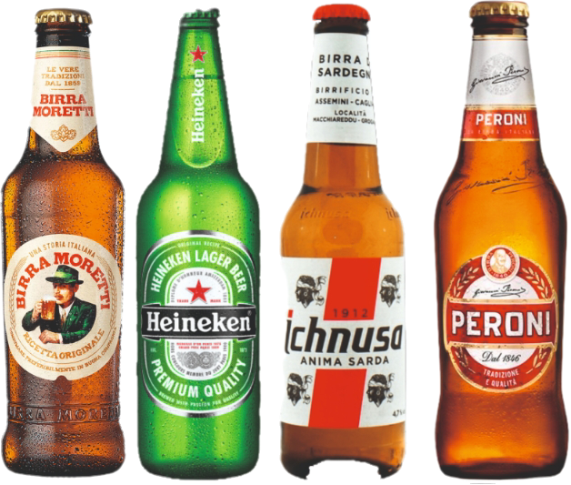 Birra Peroni / Heinekenn / Moretti / ichnusa 33cl